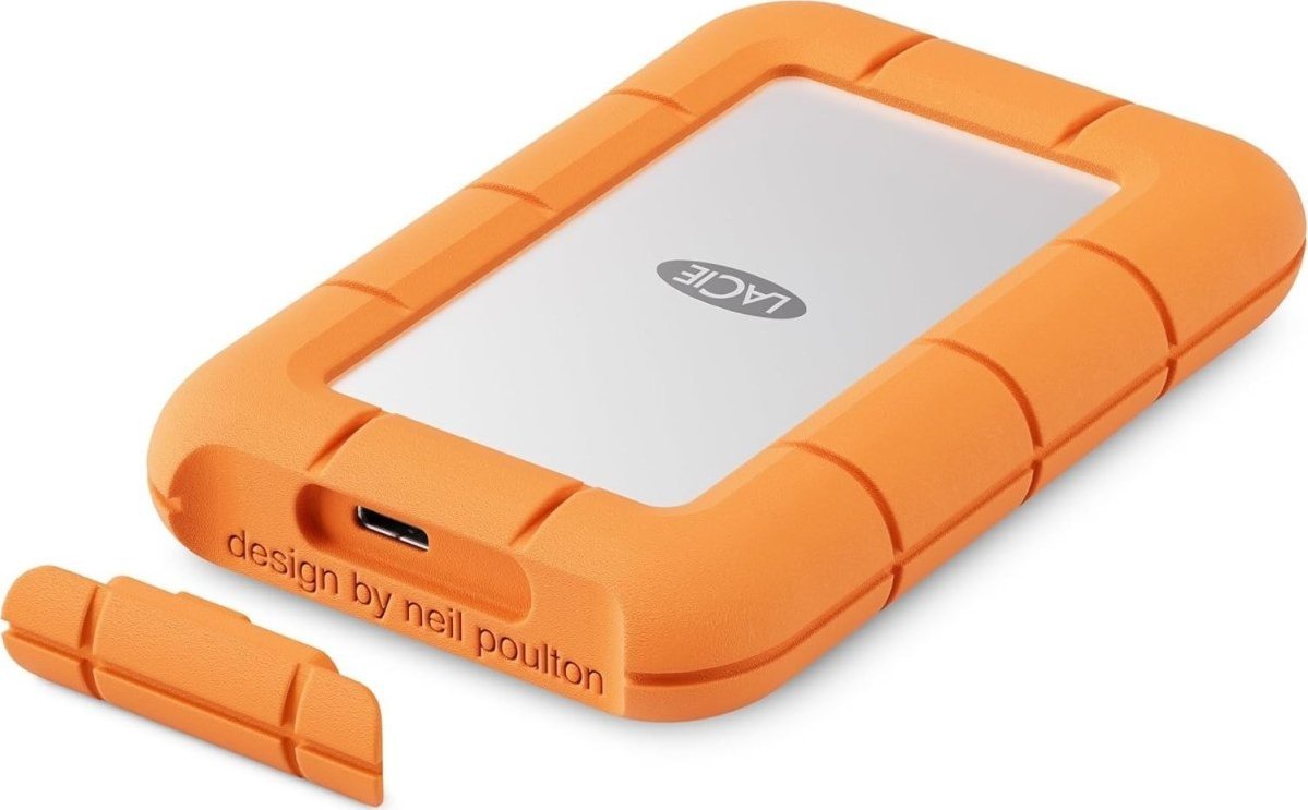 Надворешен SSD Seagate LaCie Rugged Mini STMF1000400, 1TB, USB-C, портокалов