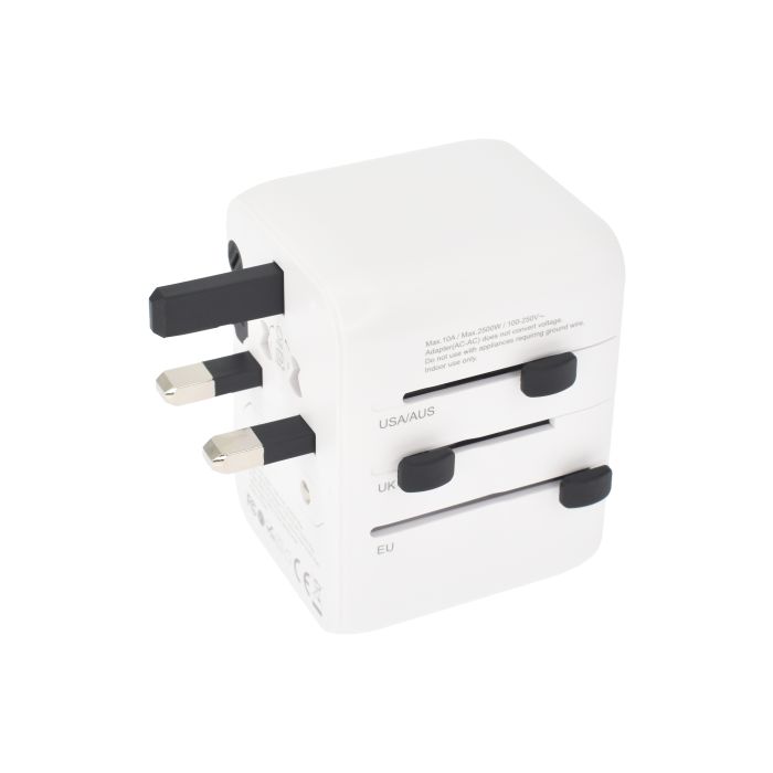 Dviced Universal Travel Adapter 28W, White
