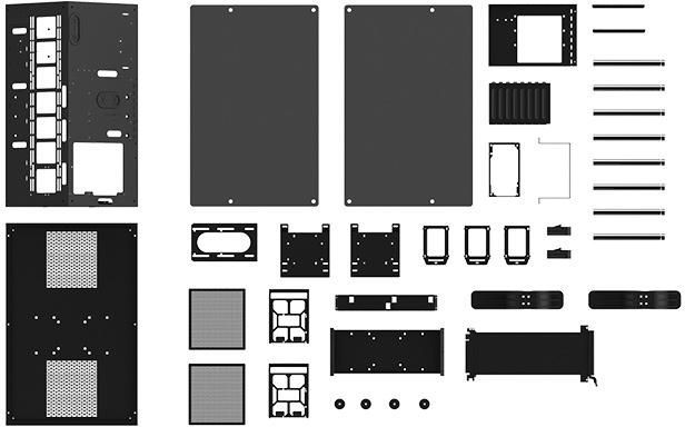 Kasë Thermaltake Core P90, e zezë