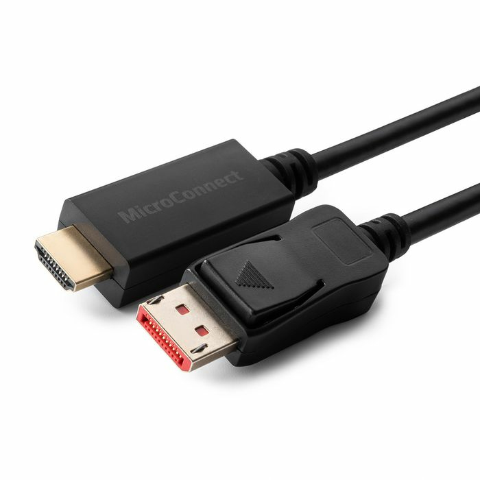 Kabllo video Microconnect MC DP HDMI 3004K, 3 m, DisplayPort në HDMI, e zezë