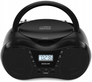 Radio kuzhine Sencor Boombox, FM CD USB Bluetooth, e zezë