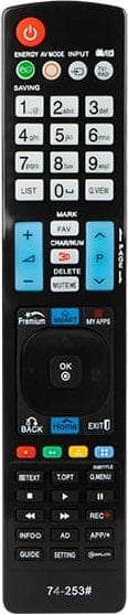 Pult universal Pilot për TV LG, për Smart TV VCR DVR, i zi