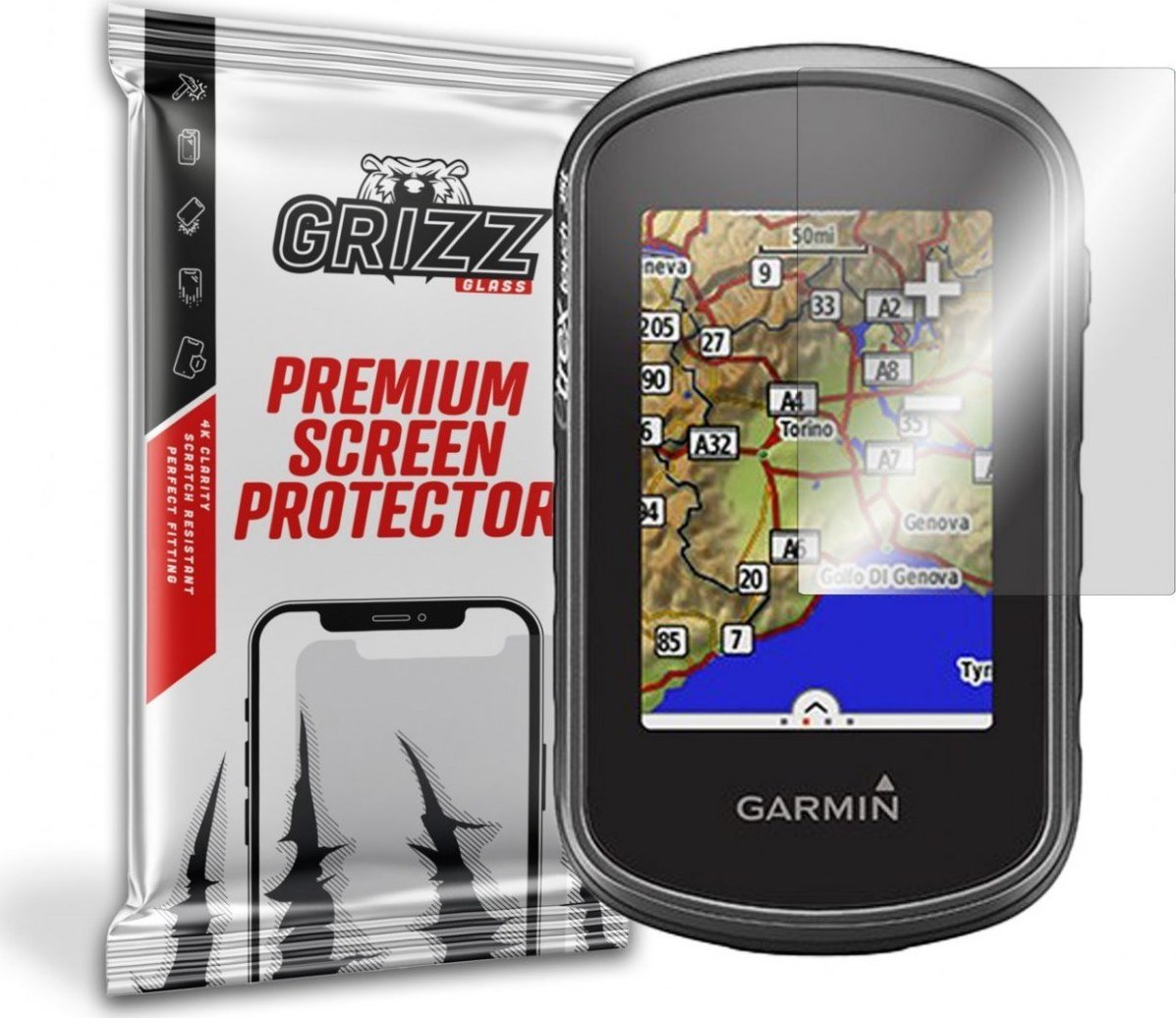 Xham mbrojtës hibrid GrizzGlass Garmin eTrex Touch 35, oleofobik, transparent