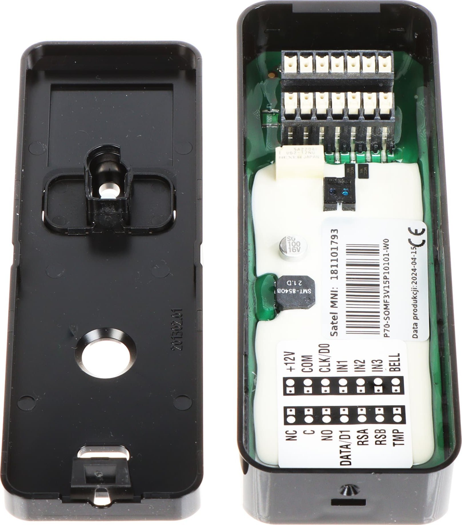 Terminal i jashtëm aksesi Satel SO-MF3-B, karta Mifare 13.56MHz, i zi