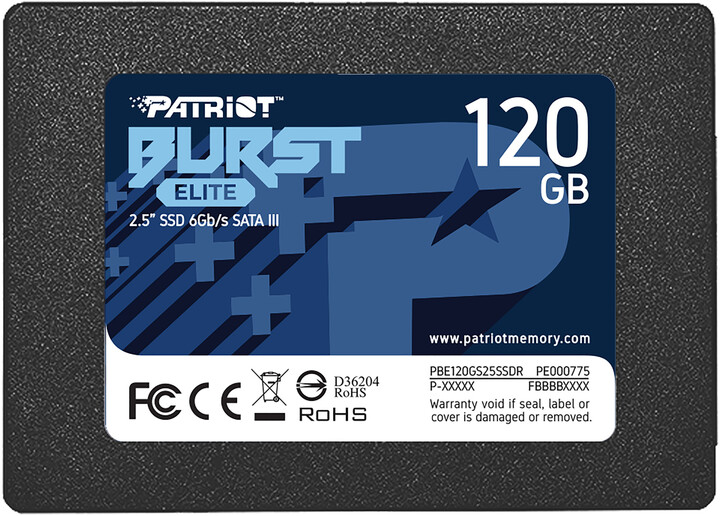 Hard disk Patriot Burst Elite, 2,5'' - 120GB
