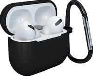 Mbrojtëse për kufje Hurtel Case D për AirPods 3, silikoni, me unazë, e zezë