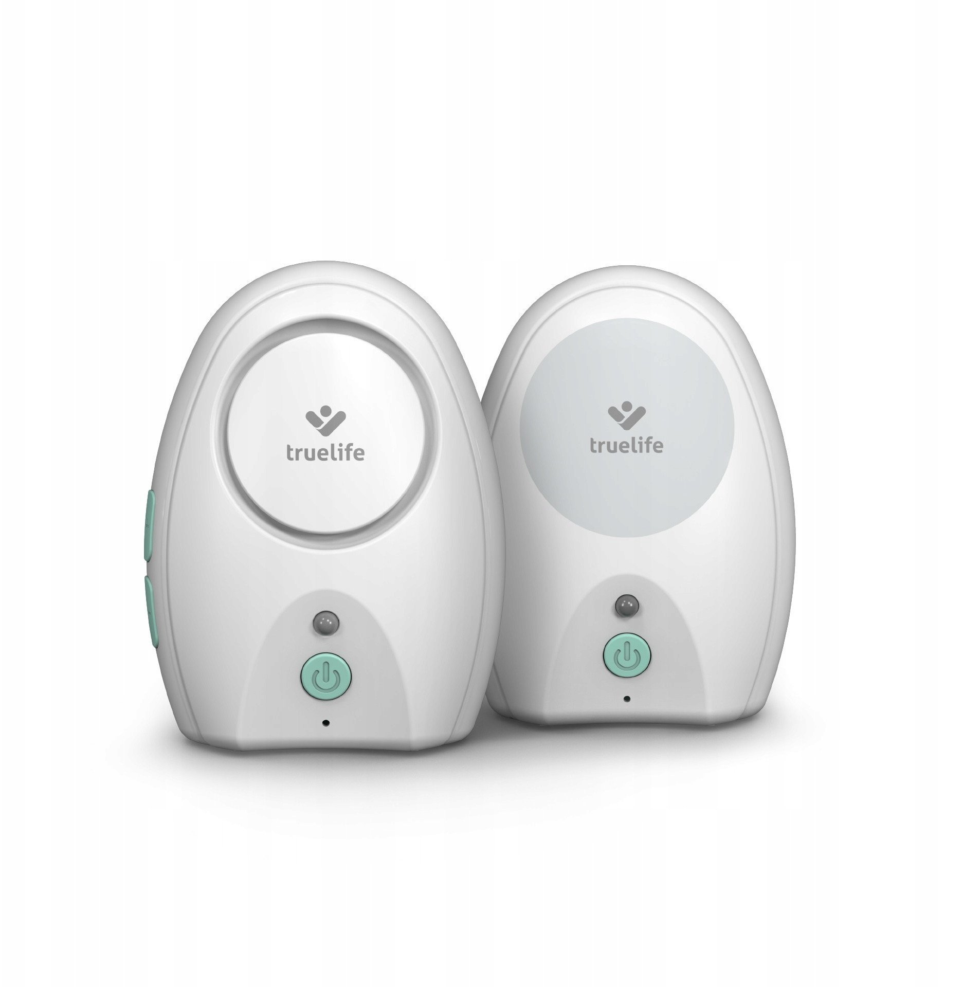 Монитор за бебе Truelife Nanny Tone VM Pocket, домет 700 m, USB C, бел