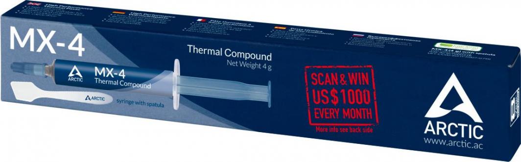 Pastë termike Arctic MX-4 + shpatull 4g (ACTCP00031B)