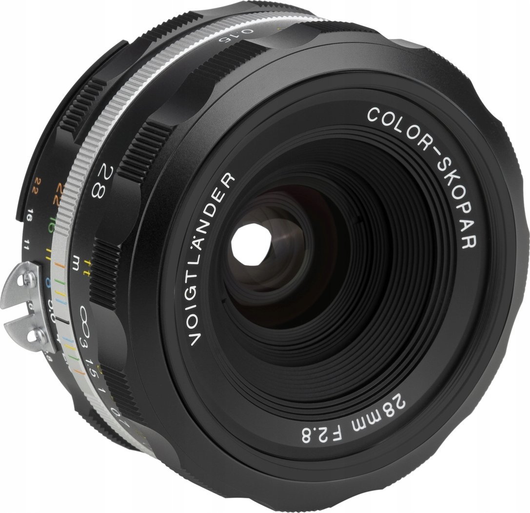 Objektiv Voigtlander Color-Skopar 28mm F2.8 SL II-S, Nikon F, manual fokus, i zi