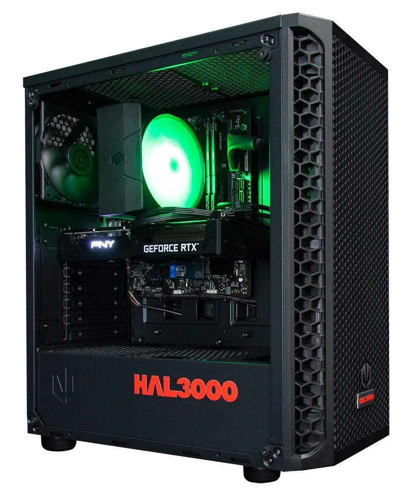 Kompjuter HAL3000 MEGA Gamer Pro, Intel i5-11400F, 16GB RAM, 1TB PCIe SSD, Nvidia RTX 3060, i zi
