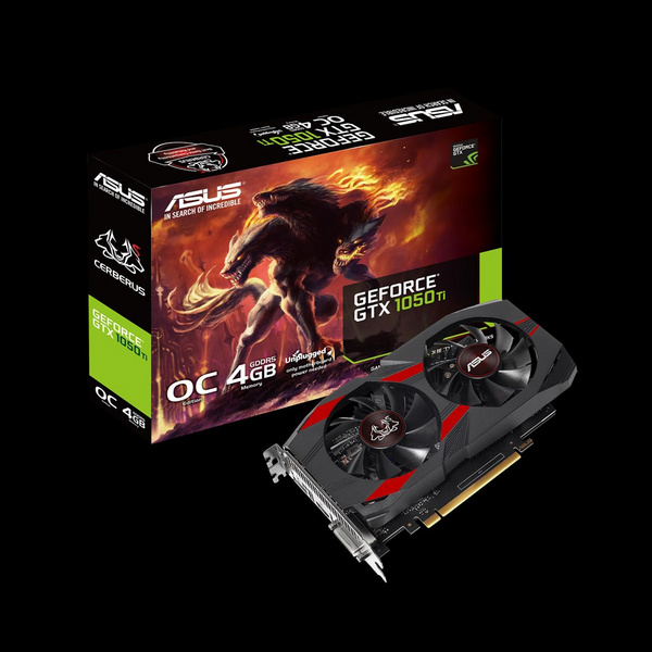 Kartelë grafike ASUS CERBERUS-GTX1050TI-O4G NVIDIA GeForce GTX 1050 Ti 4 GB GDDR5