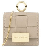 Çantë kufjesh Ideal of Sweden Mini Braided Bag, me mbulesë mbrojtëse, beige