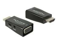 Përshtatës DeLock, HDMI - VGA + Jack 3.5mm, i kaftë