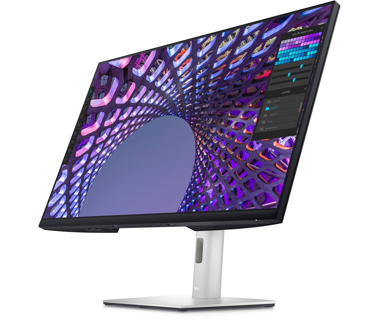 Monitor DELL P Series P3223QE, 31.5", 4K Ultra HD, LCD, i zi/i argjendtë