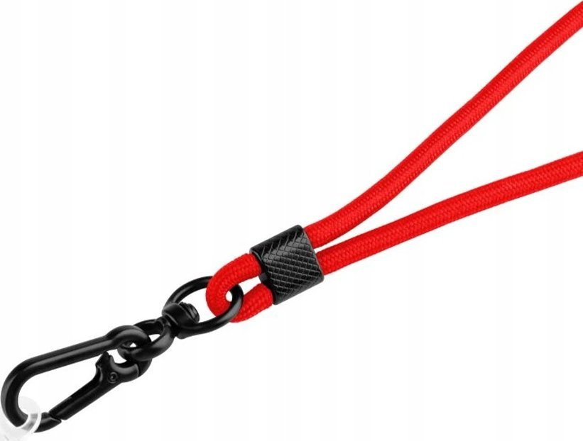 Ремче за врат за телефон FIXED NeckUni, 76 cm, памук, црвено