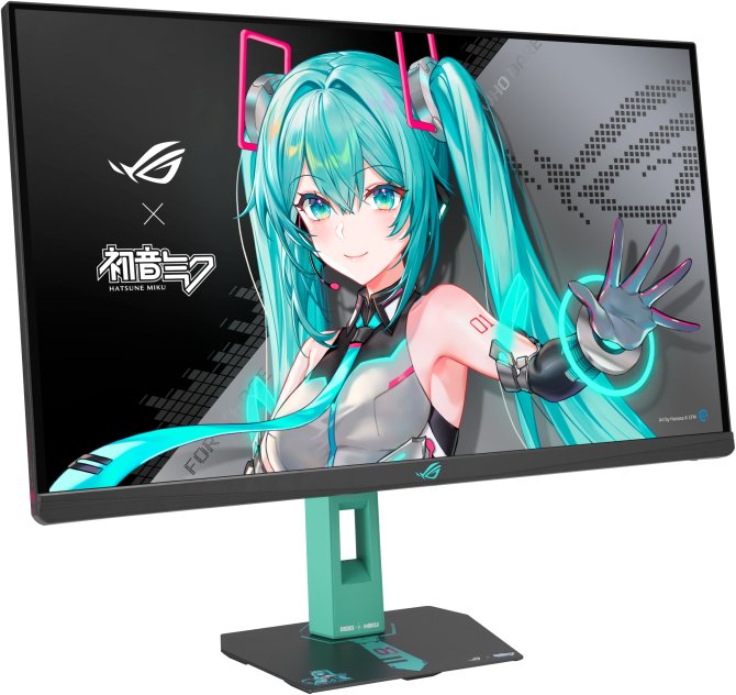 Monitor gaming ASUS ROG Strix XG27ACMEG G Hatsune Miku Edition, 27", 2560x1440, i kaltër