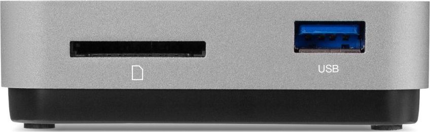 Dock udhëtimi OWC Travel Dock, USB C, 100W PD, i hirtë