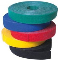 Organizues kabllosh LogiLink, me Velcro, i kuq