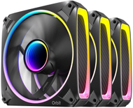 Set ventilatorësh Antec Orbit 120 ARGB 3PK, 120mm, PWM, me ndriçim ARGB