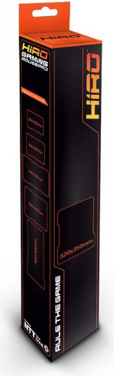 Mousepad gaming Hiro G2, 520x350mm, tekstil, i zi
