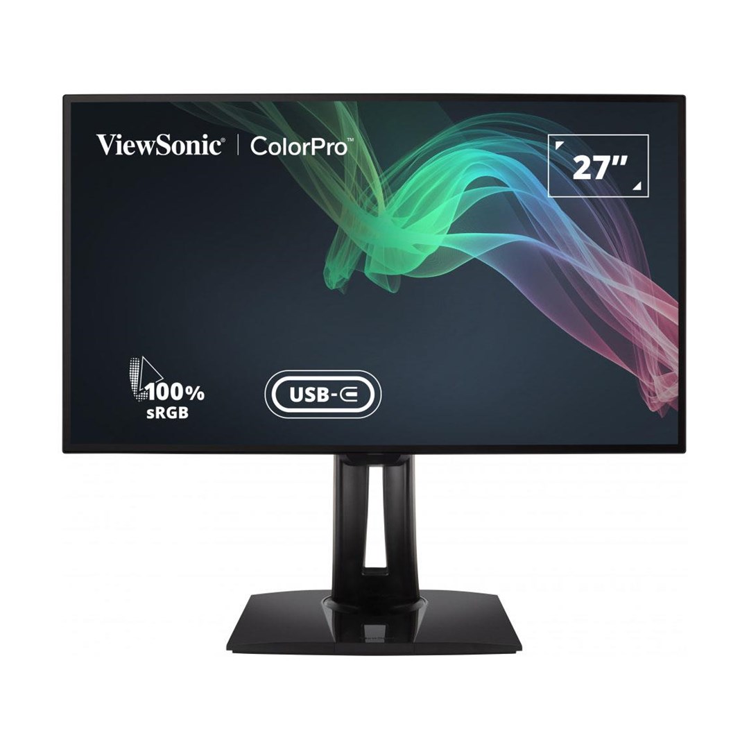 Монитор ViewSonic VP2768a-4K, 27\", 4K Ултра ХД, ИПС, УСБ-Ц, црн