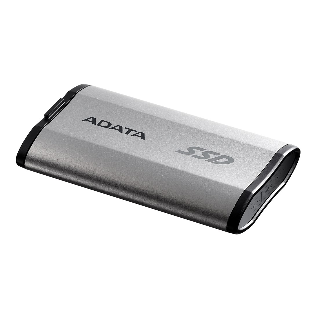 Disk SSD ADATA SD810, 1TB, USB-C, i zi/argjendtë
