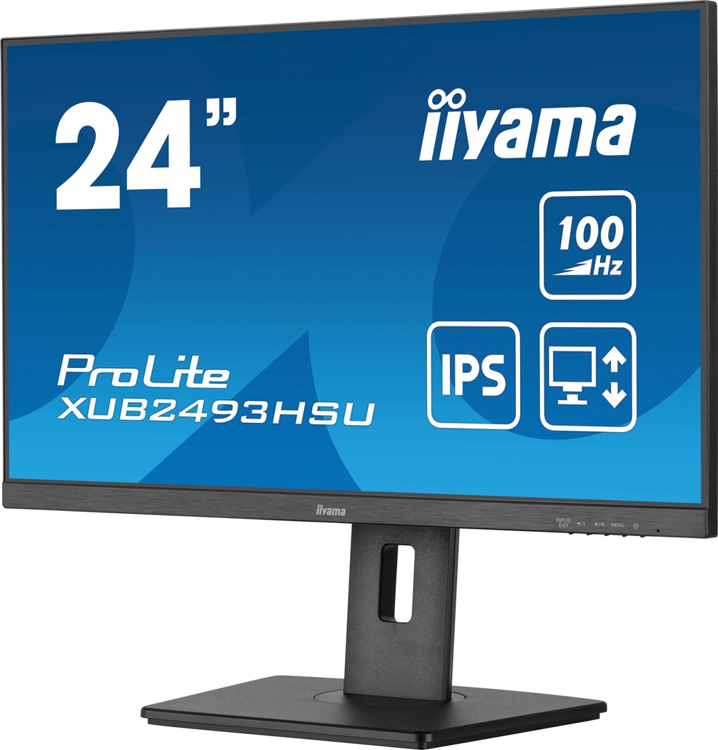 Monitor iiyama ProLite computer, 23.8", 1920 x 1080, 100 Hz, i zi