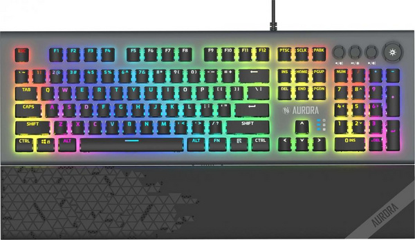 Tastierë IBOX Aurora K-5 RGB (IKGMK5), e zezë