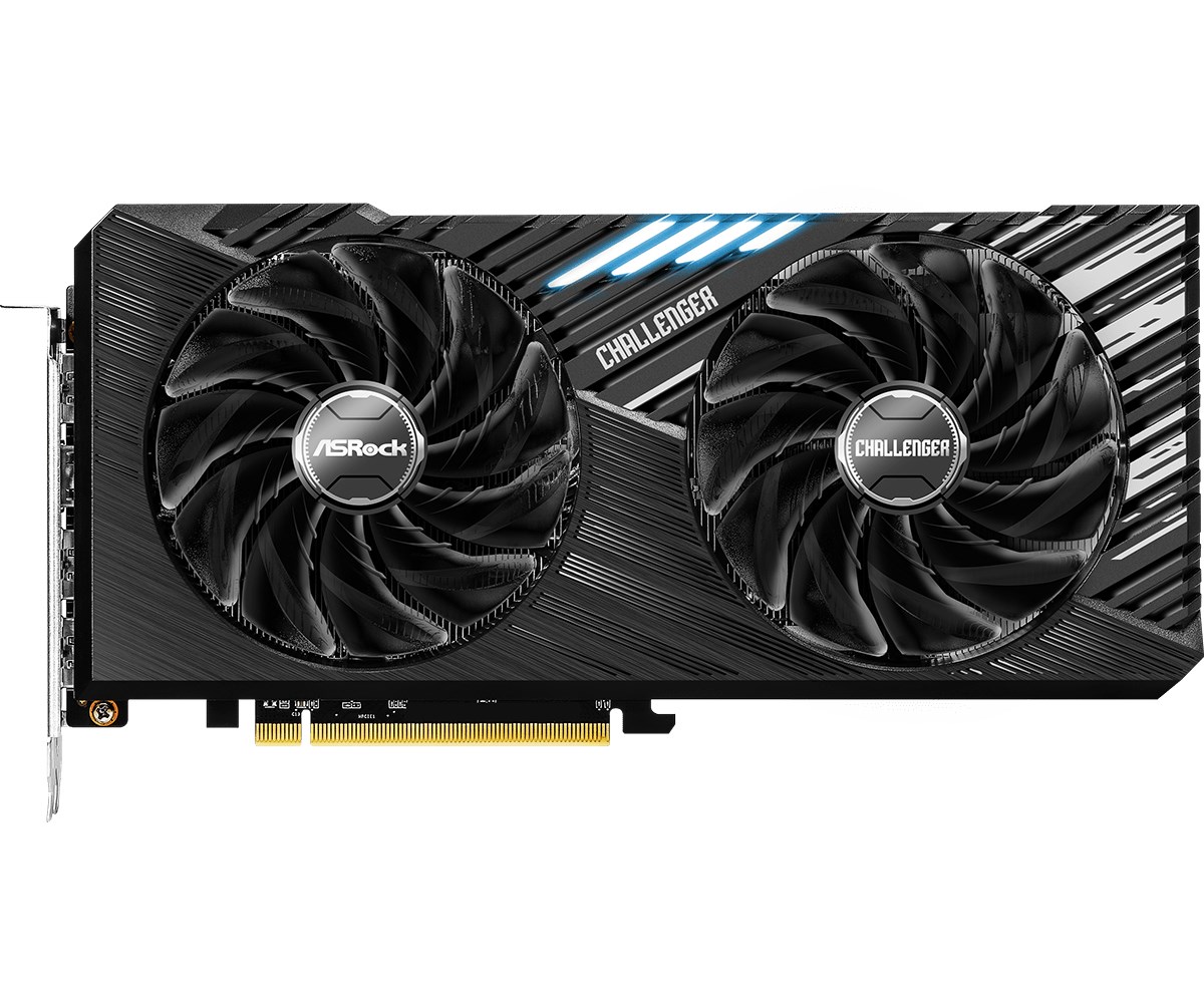 Kartë grafike ASRock Challenger AMD Radeon RX 7600 XT, 16 GB GDDR6