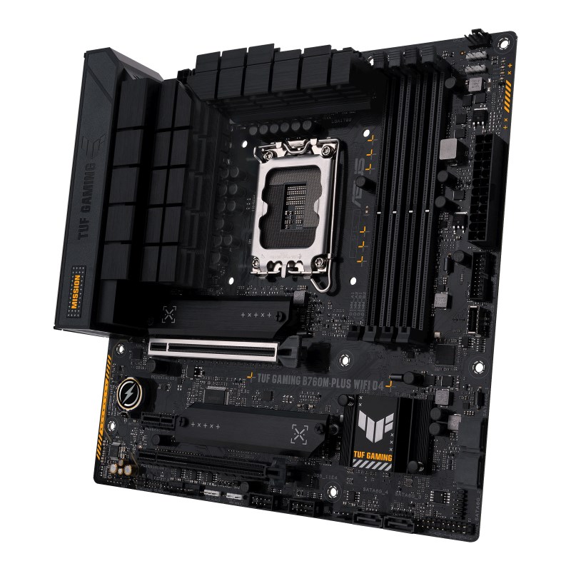 Pllakë amë Asus TUF GAMING B760M-PLUS WIFI D4, LGA 1700, e zezë
