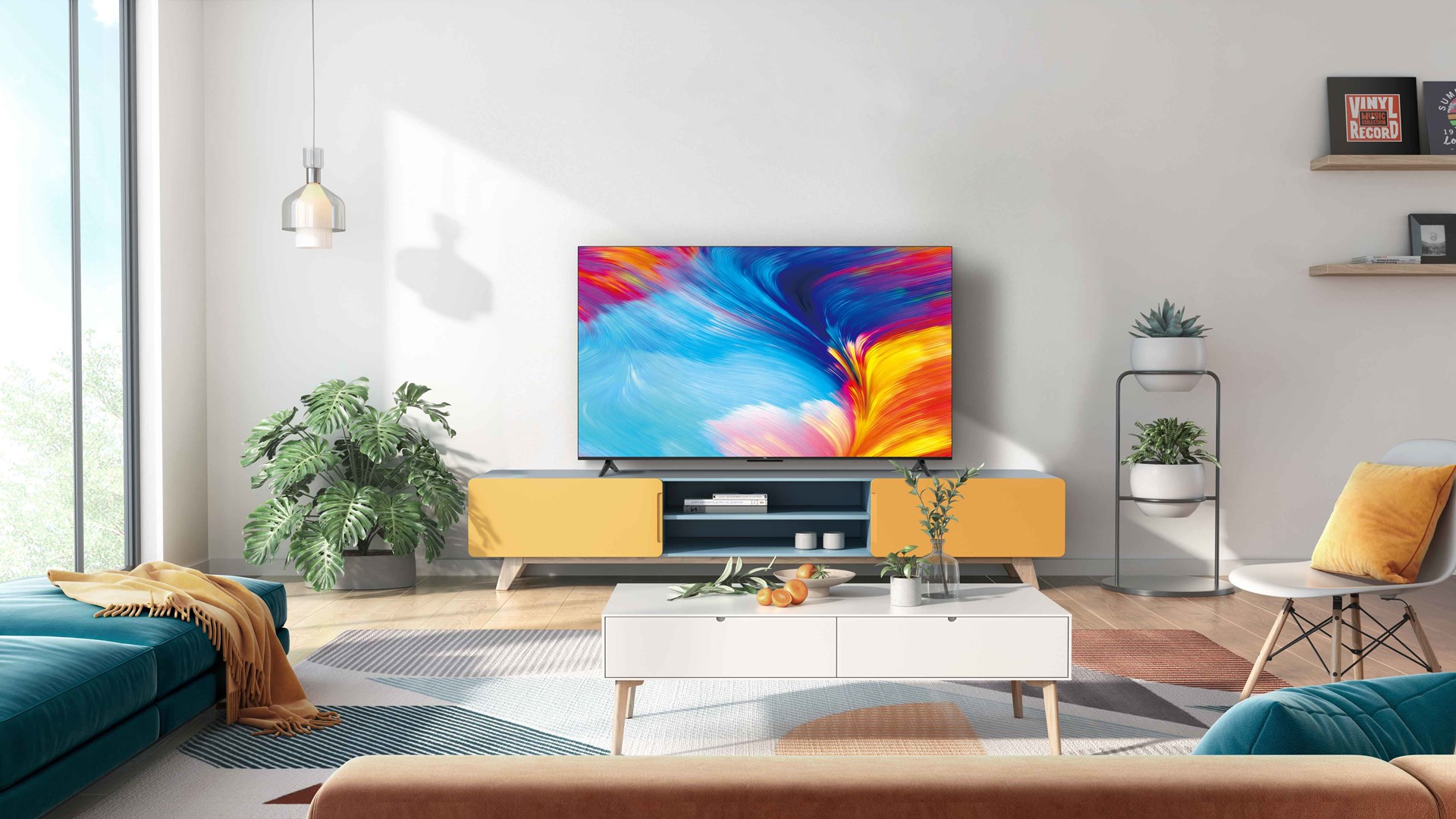 Televizor TCL P63 Series 58P635, 58", 4K Ultra HD, Wi-Fi, i hirtë