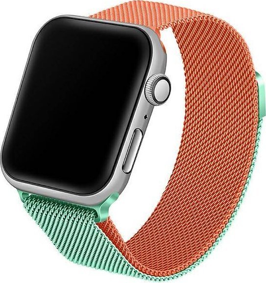 Rrip çeliku Beline Steel Collection për Apple Watch, 38 40 41mm, i gjelbër portokalli