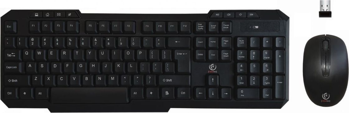 Set Tastierë dhe maus Rebeltec Vortex, i zi