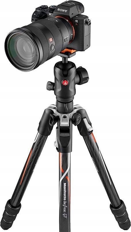 Tростатив Manfrotto Befree GT Alpha, карбон, со топчеста глава, црн