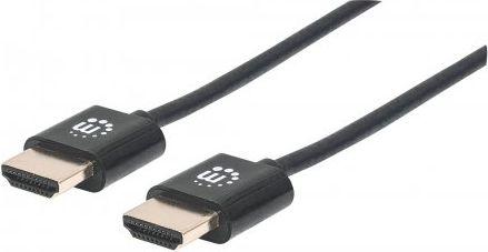 Kabllo Manhattan HDMI - HDMI, 3m, e zezë