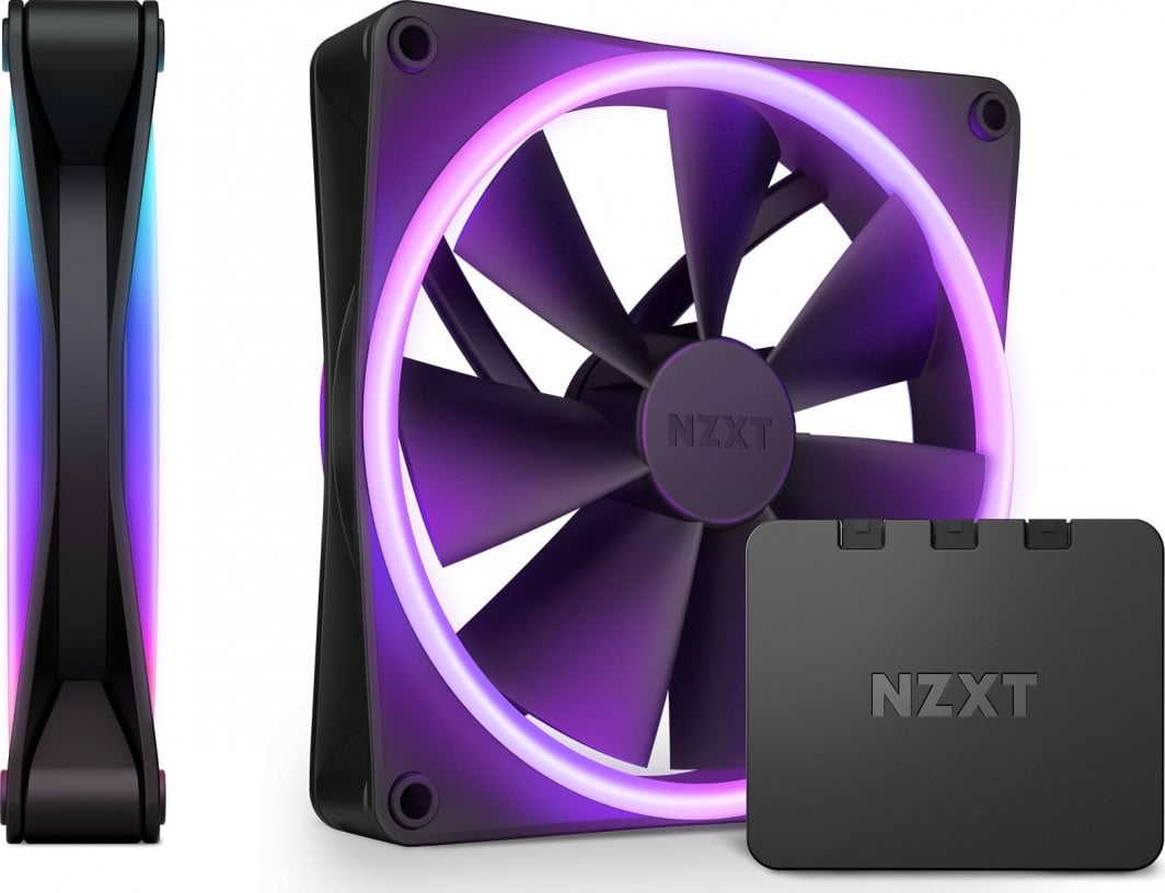 Ftohës Nzxt F140 RGB DUO 2-pack + Hub (RF-D14DF-B1)