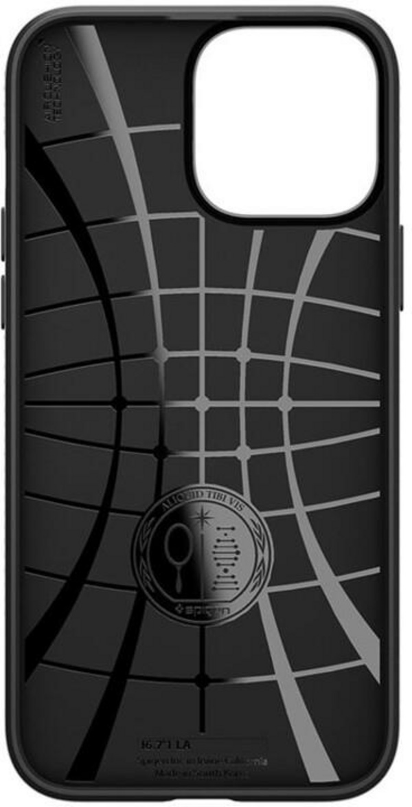 Mbrojtëse Spigen Liquid Air për Apple iPhone 13 Pro, e zezë