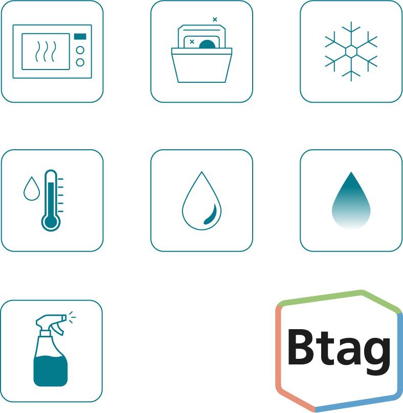 Лента етикета Brother BTAGF31, 12mm, црн текст на виолетова основа