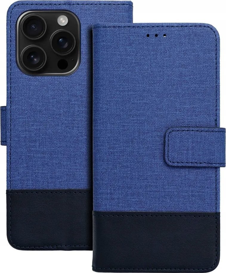 Kapak libër Gomma për Xiaomi Redmi Note 14 4G, mbrojtës, blu