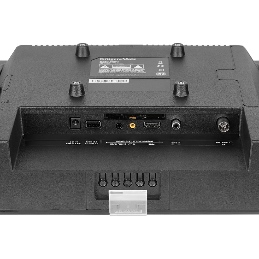 Televizor Kruger & Matz KM0224, 24" (61 cm), HD, i zi