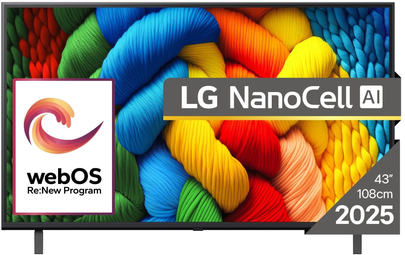 Televizor LG 43NANO80A3B, 43", 4K Ultra HD, i zi