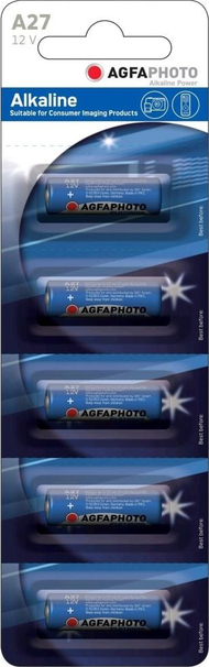 Bateri alkaline Agfa A27, 5 copë