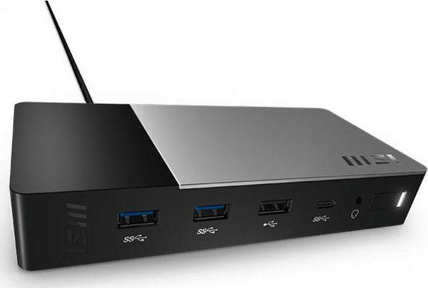 Replikator MSI II USB-C, i zi / i argjendtë