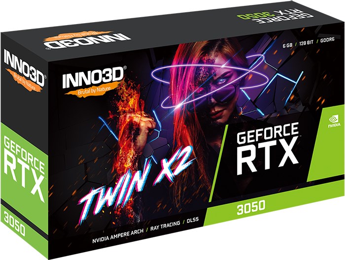 Kartë grafike Inno3D NVIDIA GeForce RTX 3050, 6 GB GDDR6