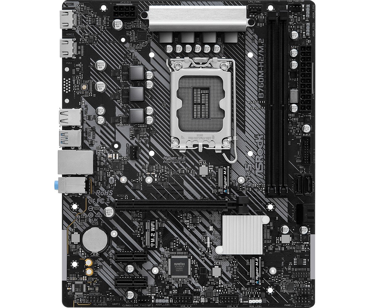 Pllakë amë ASRock B760M-H2/M.2