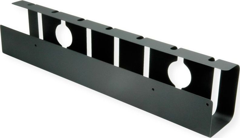 Kanal kabllosh ROLINE, set 2 copë, montim nën tavolinë, i zi