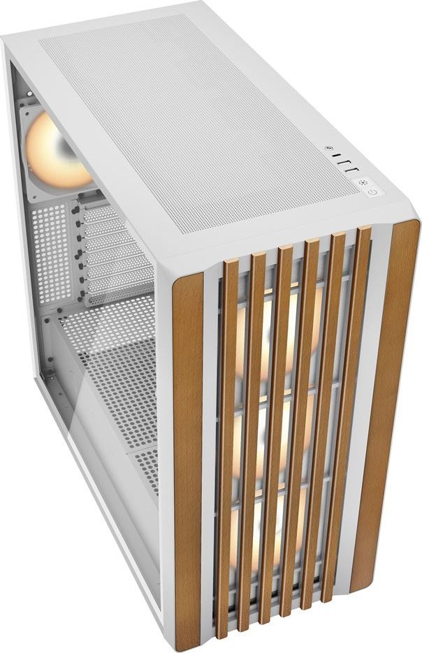 Kornizë PC Sharkoon Rebel C70G, ATX, RGB, e bardhë