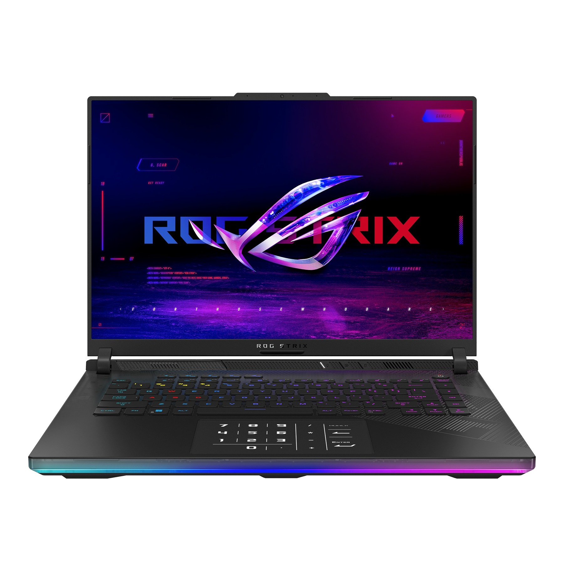 Laptop ASUS ROG Strix SCAR 16, G634JYR, i9-14900HX, 16", 2560x1600, 32GB, 2TB SSD, RTX 4090, Win 11 Home, i zi