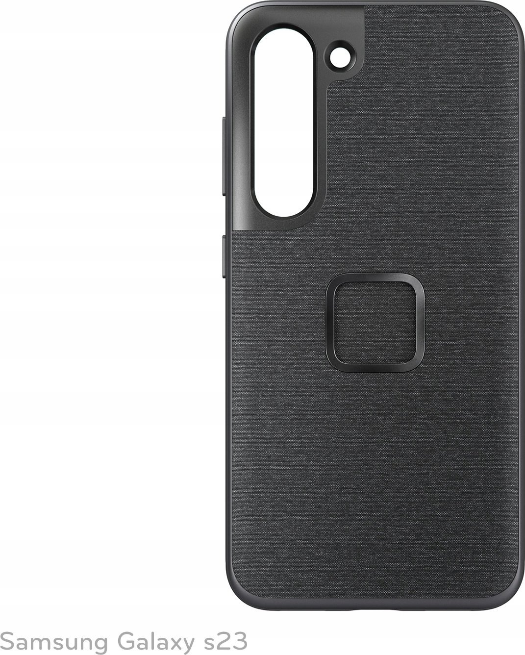 Këllëf telefoni Peak Design Mobile Everyday Fabric Case për Samsung Galaxy S23, SlimLink magnetik, ngjyrë charcoal