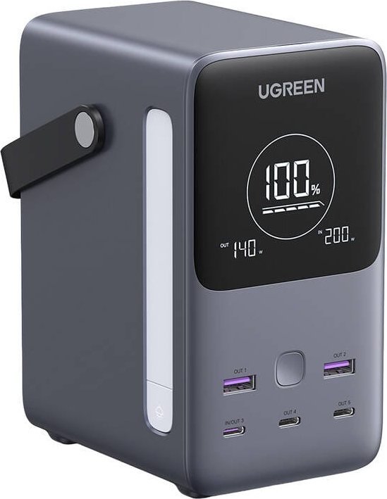 Пренослив полнач UGREEN, 48000mAh, 300W, црн